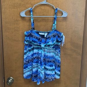 Croft&Barrow tankini top tummy slimmer